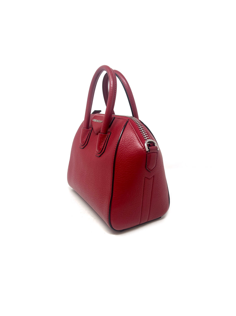 Givenchy Red WDB! 
Antigona
 Mini Grained Leather Bag