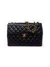 Chanel Black/Gold 
97-
99 Caviar Jumbo Single Flap Bag