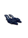 Manolo Blahnik W Shoe Size 38.5 WB! 
Maysale
 Denim Buckle Low-Heel Mules