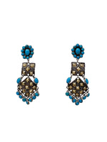 Emory Wentling Silver 
Sleeping Beauty
 Turquoise Droplet Earrings