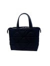 Prada Black/Silver WB! 
24 
Padded Re-Nylon
 Tote W/Strap