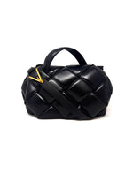 Bottega Veneta SM Leather Intreccio Padded Top-Handle Bag