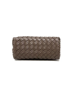 Bottega Veneta 
24 SM 
Andiamo
 Leather Intrecciato Knot Detail Bag