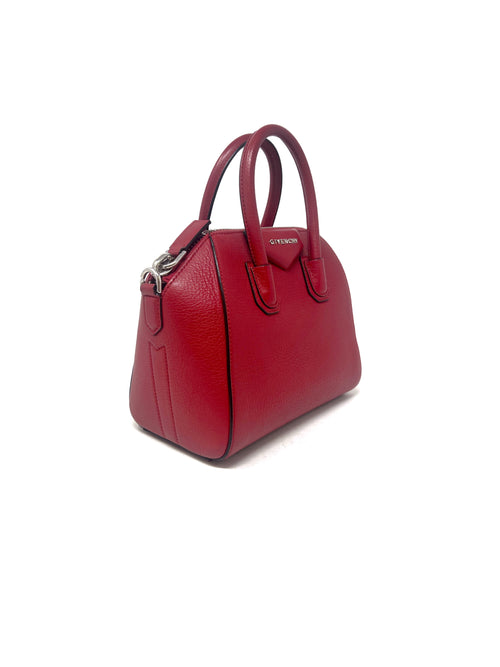 Givenchy Red WDB! 
Antigona
 Mini Grained Leather Bag