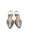 Manolo Blahnik W Shoe Size 37 Snakeskin Pointed Toe Slingback Heels