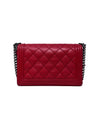 Chanel Red 
13-
14 LG Calfskin 
Stitch Boy Bag
