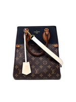 Louis Vuitton 
20 
Fold
 Monogram 
Color Block Leather Tote