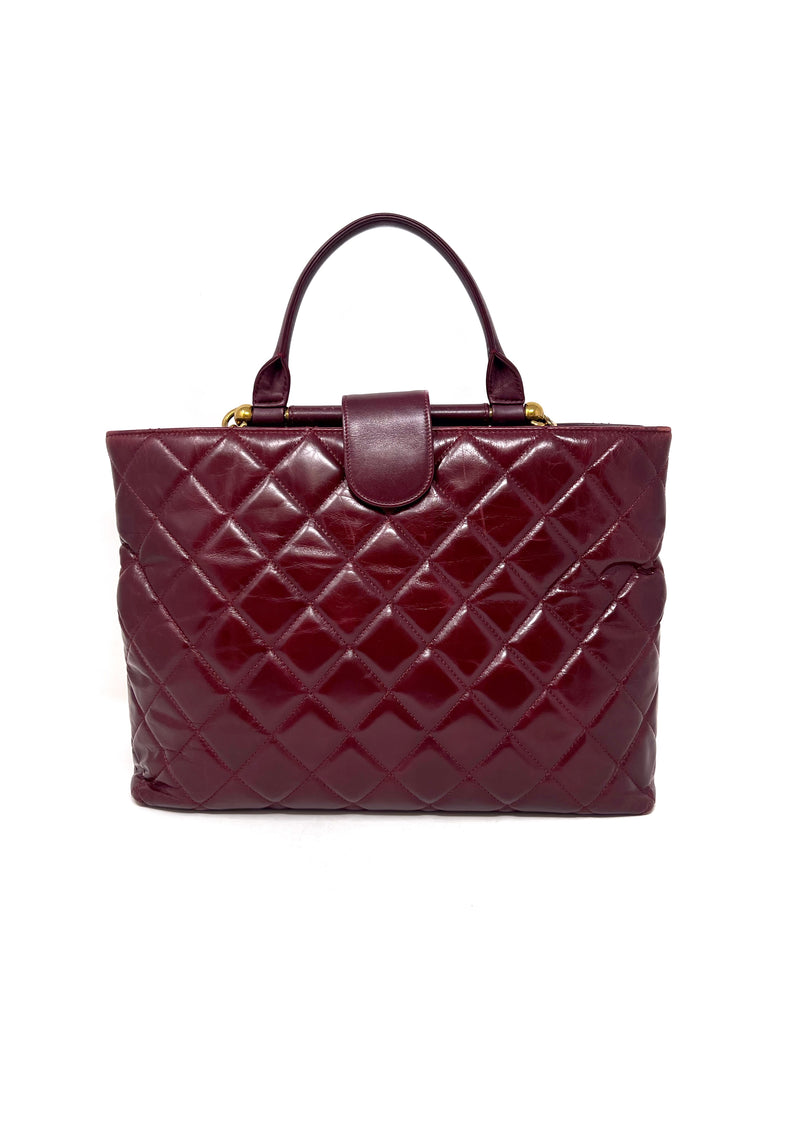 Chanel Burgundy/Gold WDB! 
17 
Gold Bar
 Paris In Rome Tote