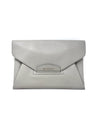 Givenchy Stone WDB! 
Antigona
 Pebbled Leather Envelope Clutch