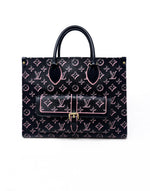 Louis Vuitton Black/Pink WDB! 
22 
OnTheGo
 MM Canvas Tote