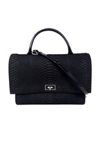 Givenchy Black/Silver 
Shark
 MD Python 
Patent Bag