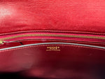 Hermes Wine/Gold Vintage 
Lydie
 Envelope Convertible Shoulder Bag