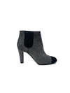 Chanel W Shoe Size 37.5 
13A Mesh Lame Cap-Toe Chelsea Bootie