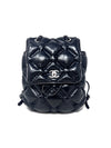 Chanel Black/Silver WDB! 
17 
Chesterfield
 Calfskin Puffer Quilted Backpack