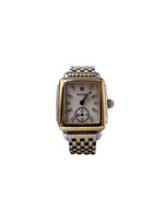 Michele Silver/Gold WB! 
Deco
 Diamond MOP Two Tone Watch