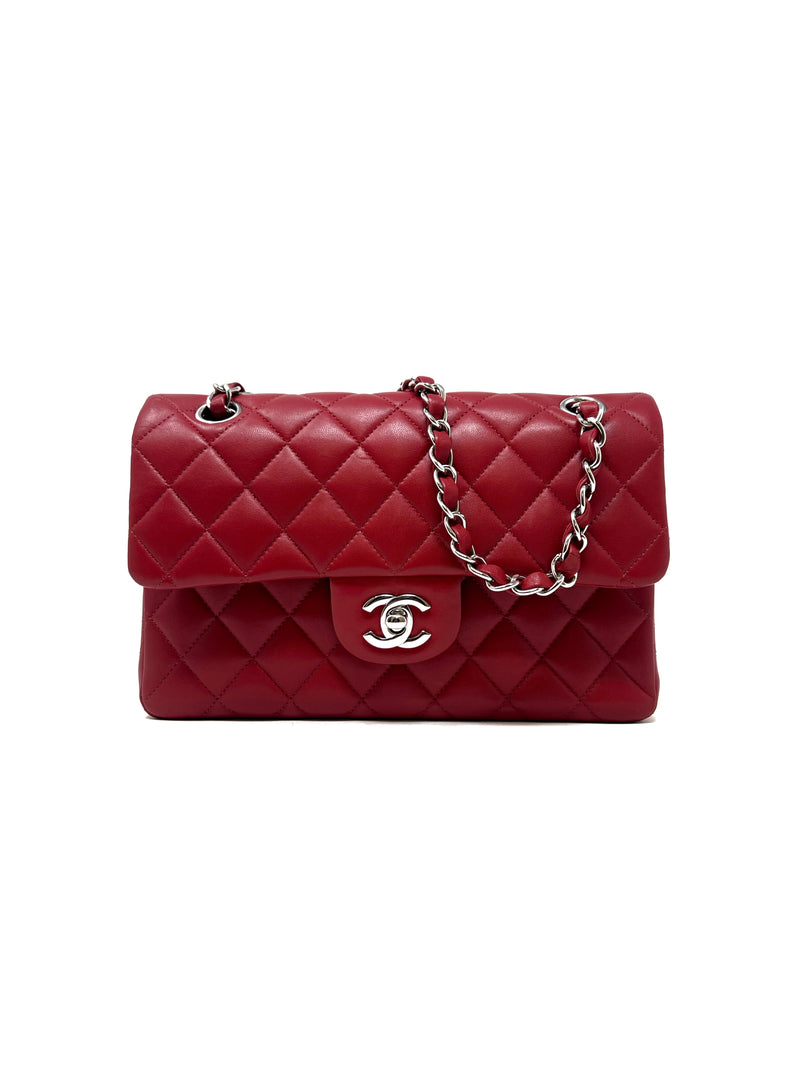 Chanel Red/Silver WHB! 
20 SM Lambskin Classic Double Flap Bag