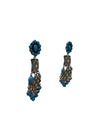 Emory Wentling Silver 
Sleeping Beauty
 Turquoise Droplet Earrings