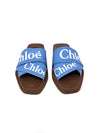 Chloe W Shoe Size 36 
Woody
 Logo Ribbon Slide Sandals