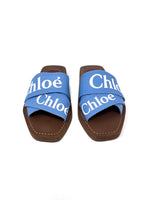 Chloe W Shoe Size 36 
Woody
 Logo Ribbon Slide Sandals