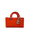 Christian Dior Orange NWB! MD 
Lady D-Joy
 Cannage Lambskin Top Handle Bag W/Strap