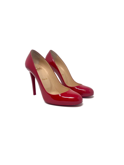 Christian Louboutin W Shoe Size 39.5 
Dolly 110
 Patent Round-Toe Pump