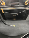 Chanel Black 
24 Double Handle Calfskin Stitched CC Logo Tote (Missing Pouch)