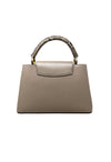 Louis Vuitton Taupe 
24 
Capucines
 MM Taurillon Leather Ayers-Snakeskin Trim