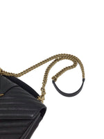 Saint Laurent 
College
 MD Matelasse Lambskin V-Flap Crossbody