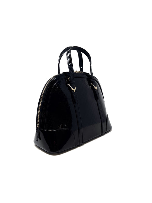 Gucci Black 
Nice
 Patent Microguccissima Top Handle Bag