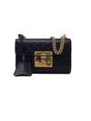 Gucci Black SM 
Padlock
 Guccissima Shoulder Bag