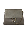 Chloe Taupe 
18 
Faye
 Suede Flap Chain Detail Bag