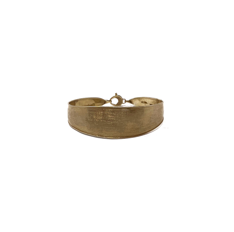 Marco Bicego Yellow Gold WDB! 
Lunaria
 Textured 18K Gold Bangle