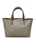 Gucci Monogram GG Supreme Coated Canvas Web Loop Tote