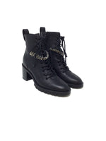 Jimmy Choo W Shoe Size 36 
Cruz
 Crystal Lace Up Combat Boots