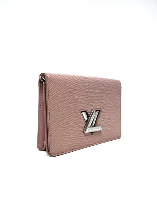 Louis Vuitton Pink/Silver WB! 
19 
Twist
 Epi Leather Belt Chain Pouch