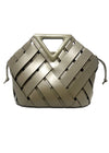 Bottega Veneta Basil 
Point
 Leather Woven Basket Tote