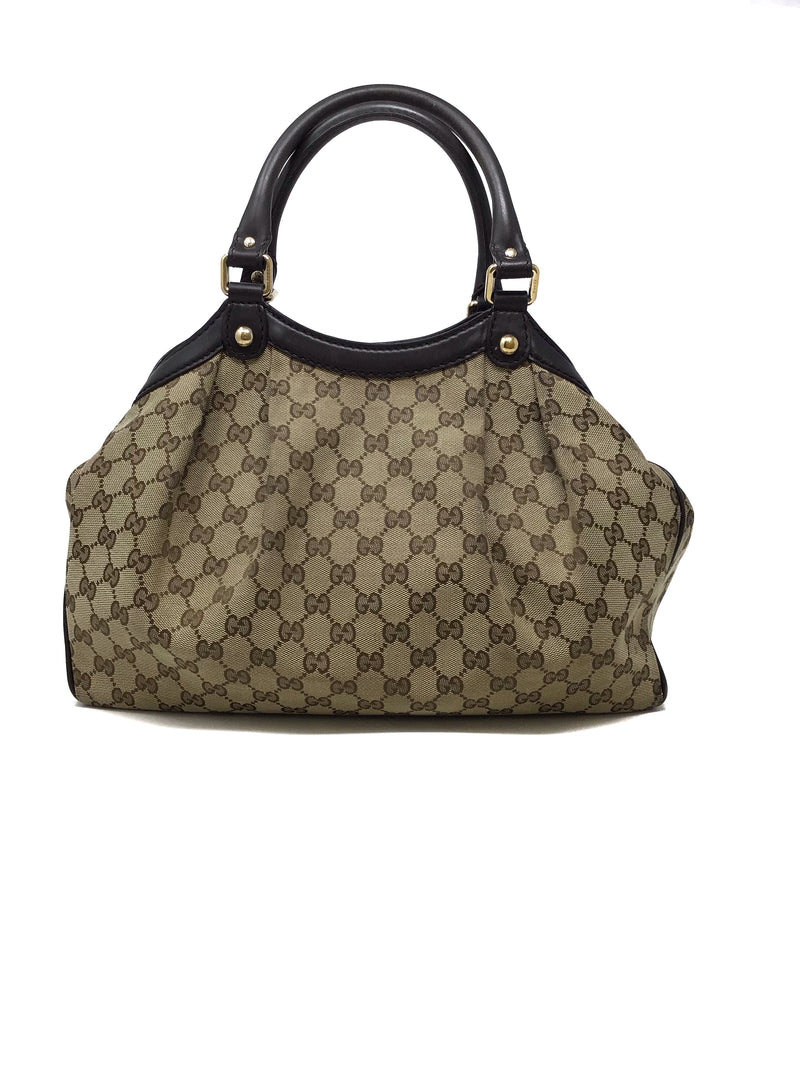 Gucci Monogram 
Sukey
 Medium Tote