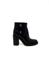 Chanel Size 36 
15 Leather CC Turnlock Accent Bootie