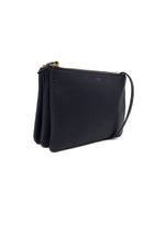 Celine Black 
Trio
 Small Lambskin Crossbody