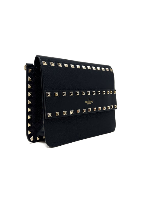 Valentino WDB! Rockstud Grainy Calf Crossbody Bag