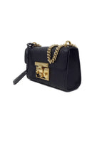 Gucci Black SM 
Padlock
 Guccissima Shoulder Bag