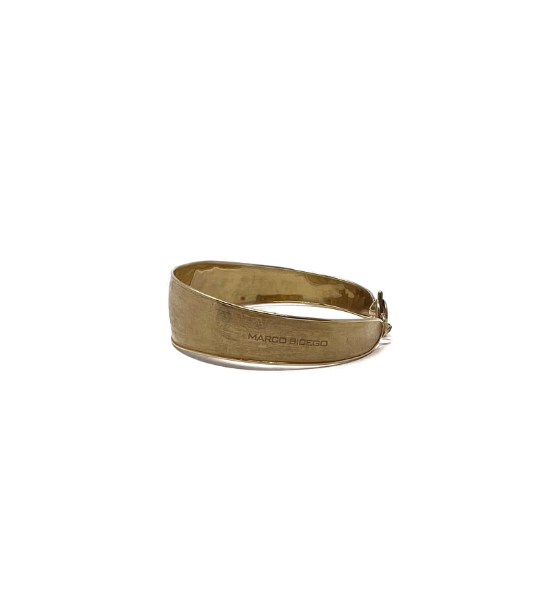 Marco Bicego Yellow Gold WDB! 
Lunaria
 Textured 18K Gold Bangle