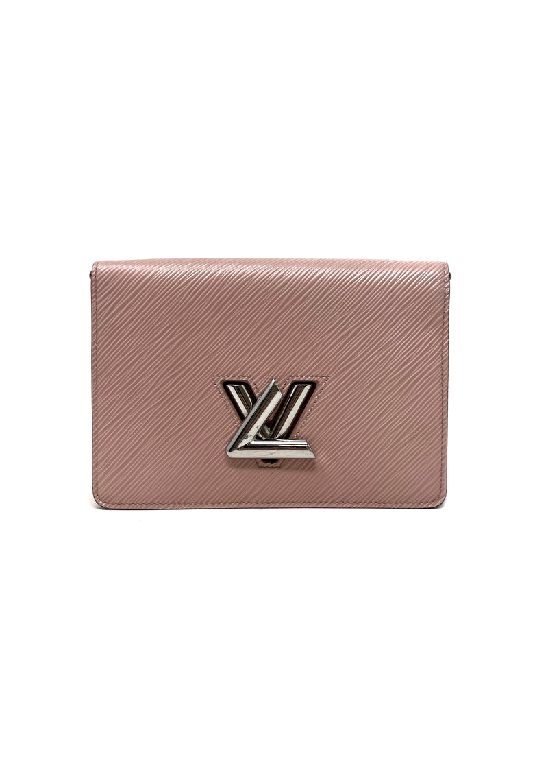 Louis Vuitton Pink/Silver WB! 
19 
Twist
 Epi Leather Belt Chain Pouch