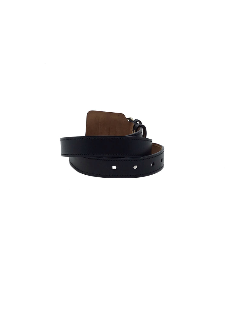 Gucci Size 85 Black WDB! Horsebit 
Buckle Leather Belt