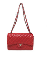 Chanel Coral/Silver NWB! 
16C LG Patent Quilted Double Flap Bag