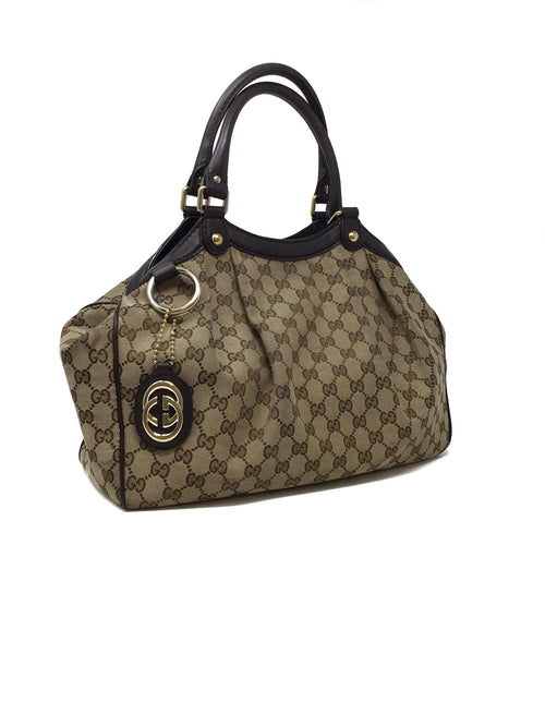 Gucci Monogram 
Sukey
 Medium Tote