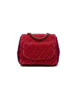 Chanel 
20A SM Shearling Tweed Bag W/Card