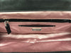 Prada Black Nappa Leather Ruched Trim Clutch