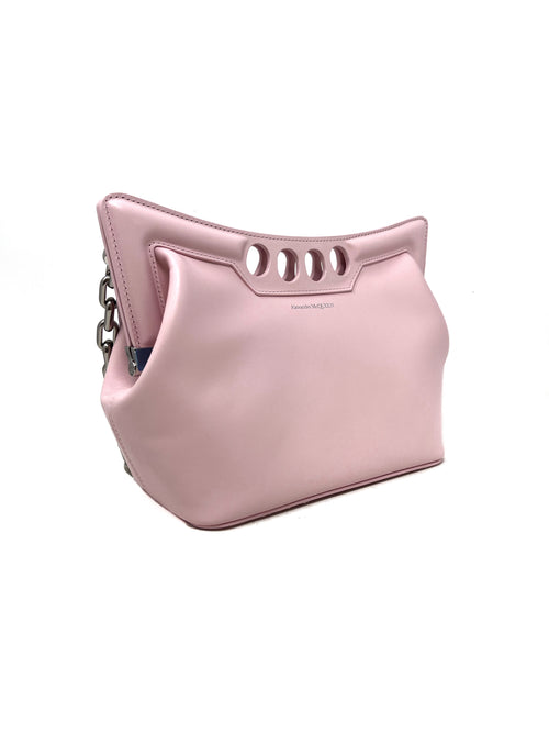 Alexander McQueen Pink NWB! 
The Small Peak
 Knuckle Duster Chain Shoulder Bag