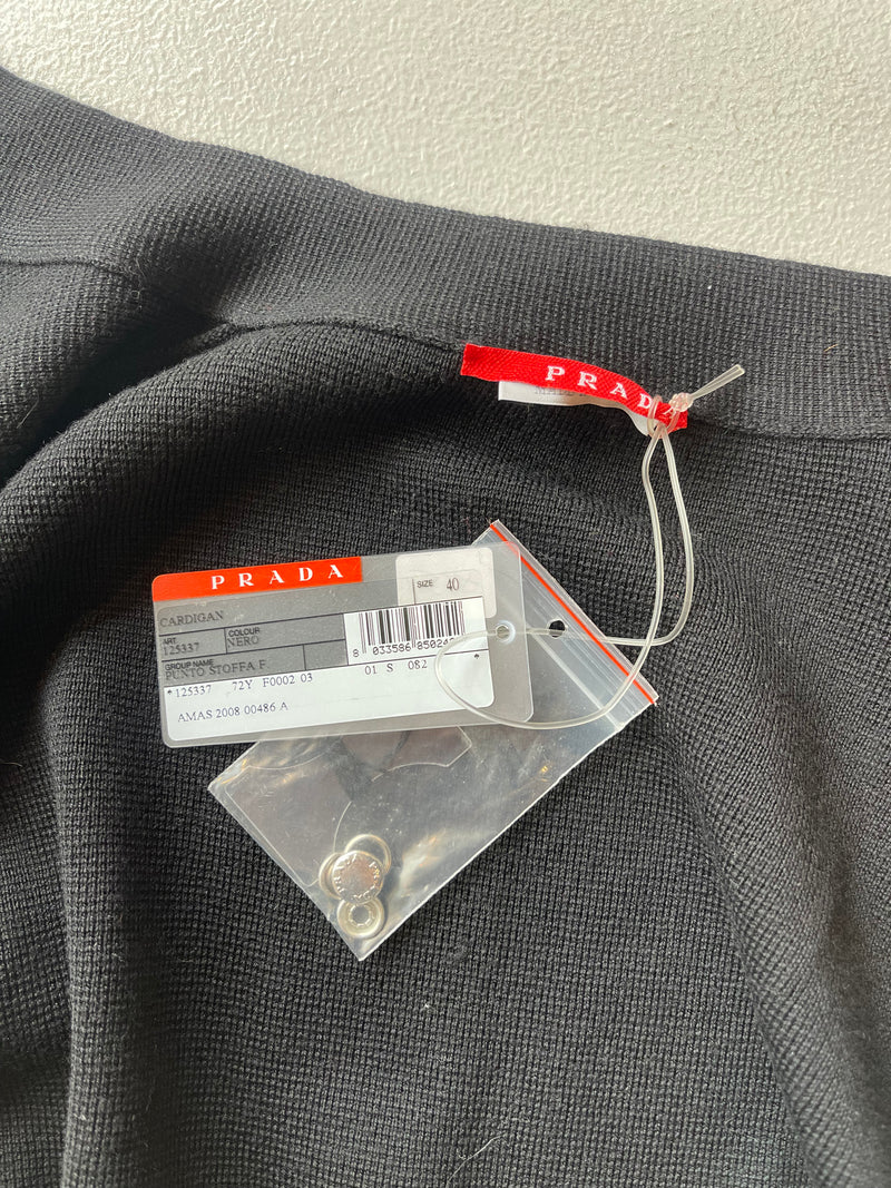 Prada Size Punto Stoffa Cardigan 40